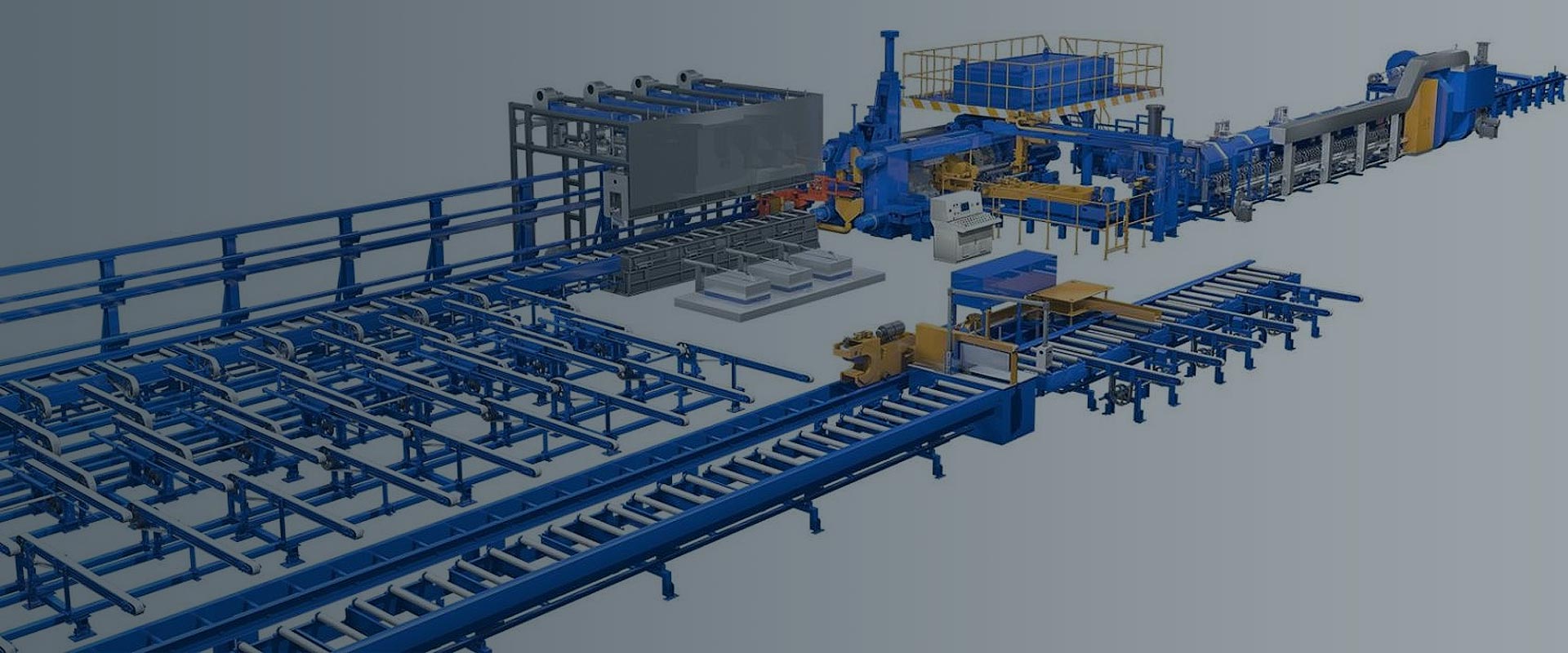 Linie de producție de profile din aluminiu